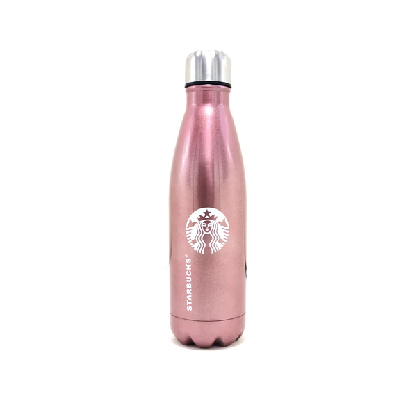 Bouteille Starbucks Blush Rose – Verre Recyclé – Bouchon Irisé – Été 2021